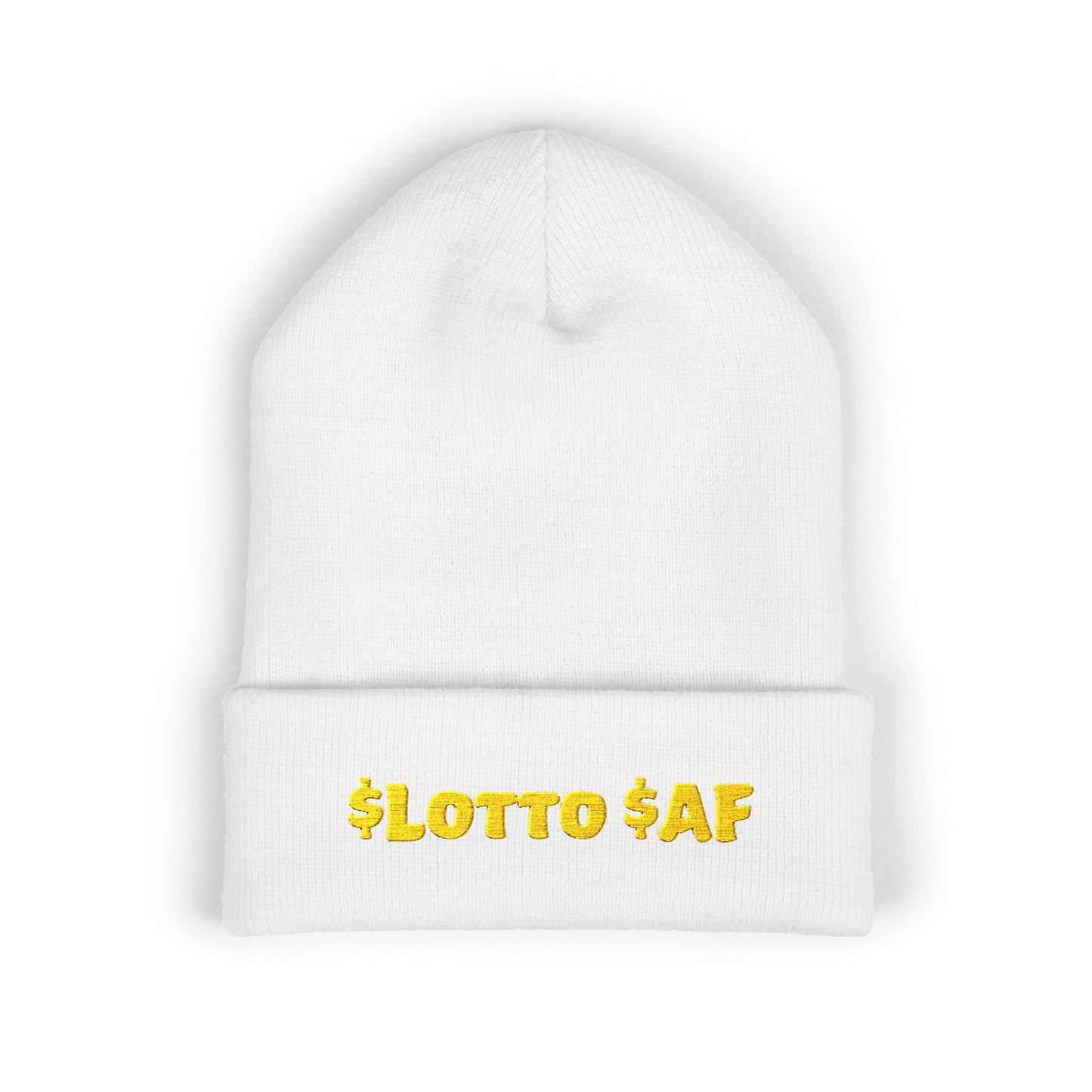 A $Lotto Warm $AF Cuffed Beanie| Embroidered