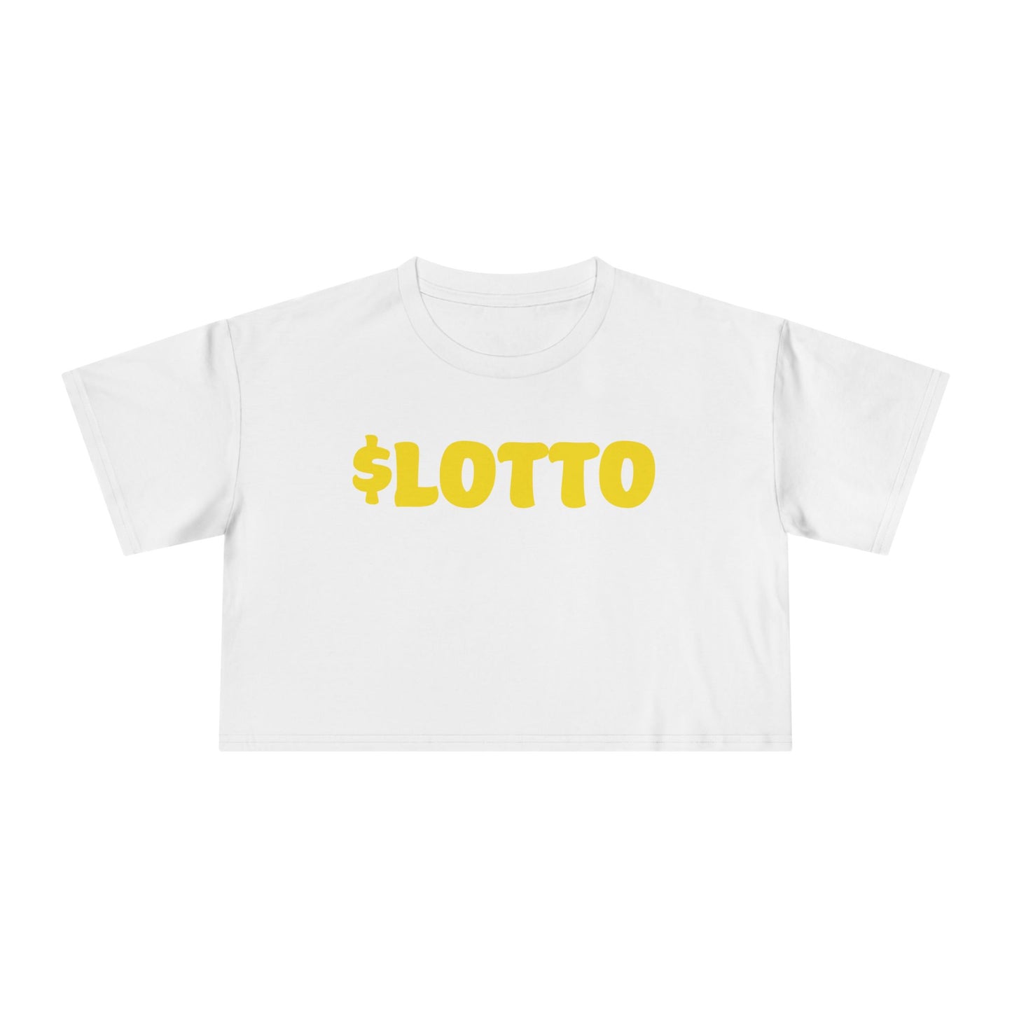 Lotto Fun Women's Crop Tee, Trendy Graphic Tee, Cotton Casual Wear
