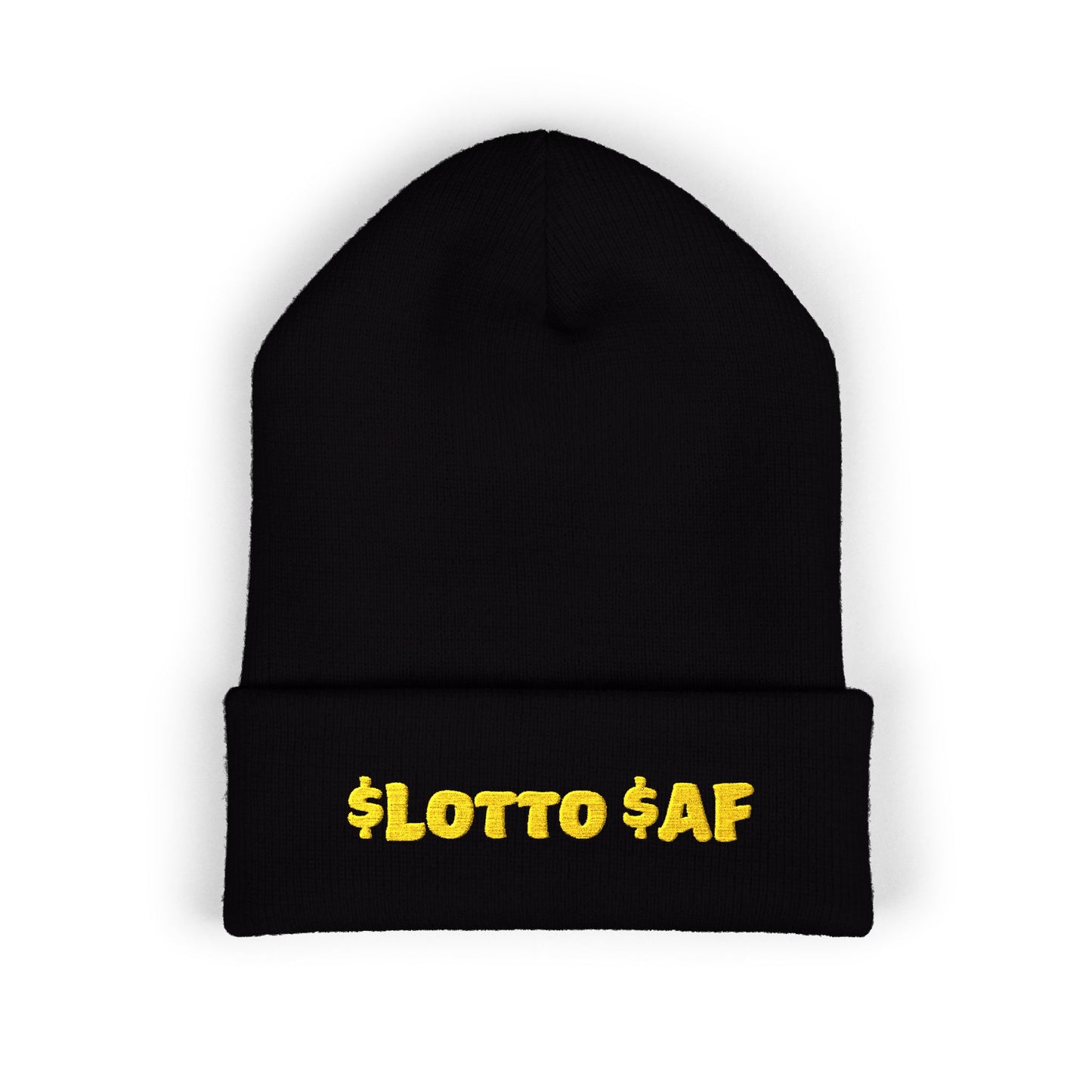 A $Lotto Warm $AF Cuffed Beanie| Embroidered