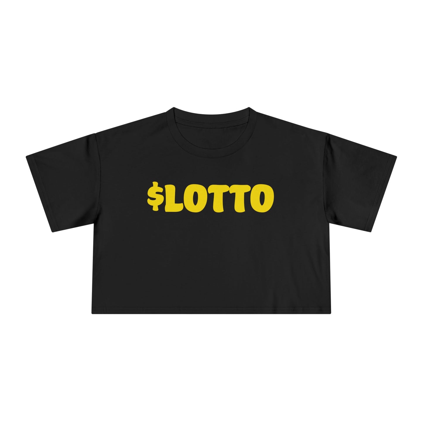 Lotto Fun Women's Crop Tee, Trendy Graphic Tee, Cotton Casual Wear
